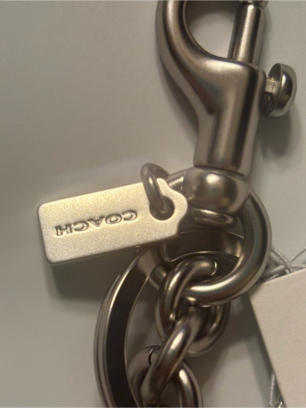 Coach Silver Mini Purse Bag Charm - Picture 5 of 5